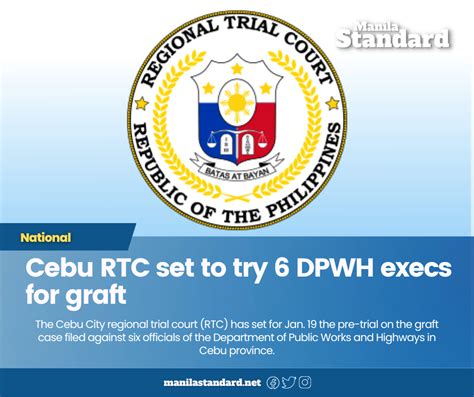 cebu 5th district engineering office|RTC sets trial for 6 Cebu DPWH officials charged with graft by .